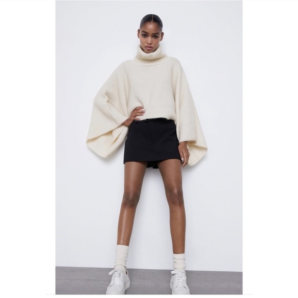 NWT ZARA Wool & Alpaca Blend Knit Sweater S - Picture 5 of 9